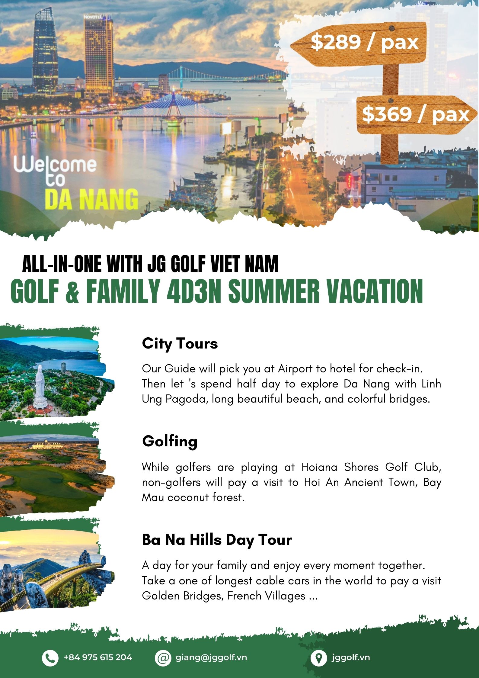 DA NANG SUMMER GOLF VACATION 